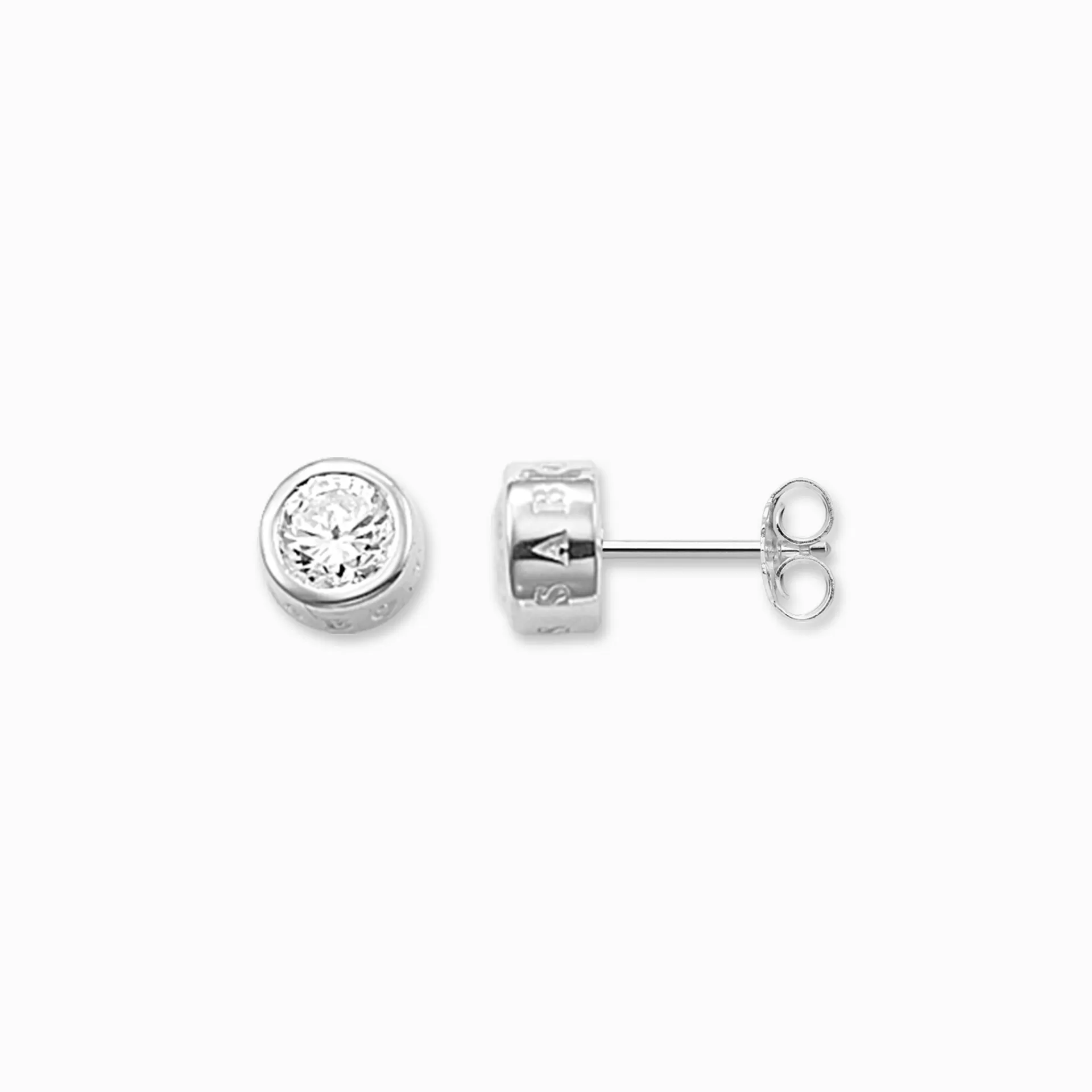 THOMAS SABO Stiftörhängen | Gåvor till barn<925 STERLINGSILVER silverfargad, vit