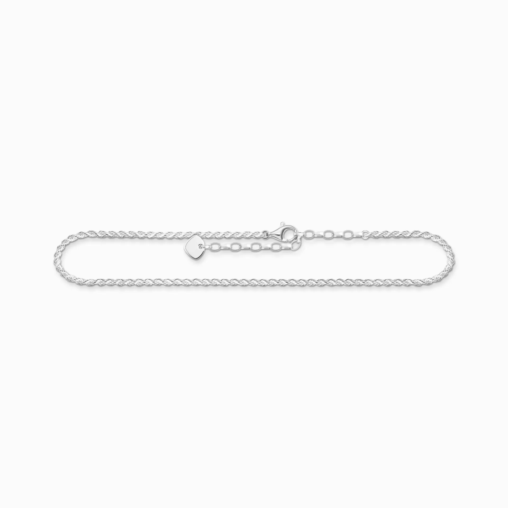 THOMAS SABO Ankelkedjor | Återvunnet 925 silver<ANKELKEDJA SILVER silverfargad