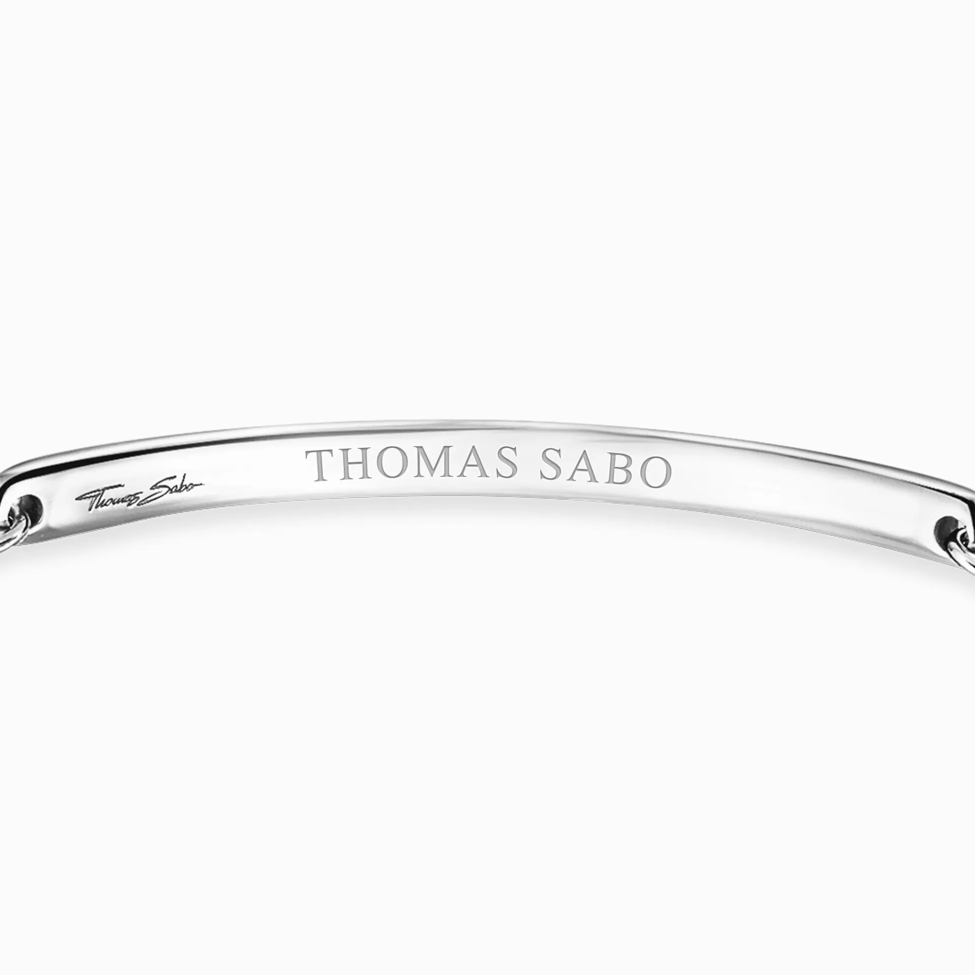 THOMAS SABO Armband | Återvunnet 925 silver<ARMBAND BRUNT brun, silverfargad