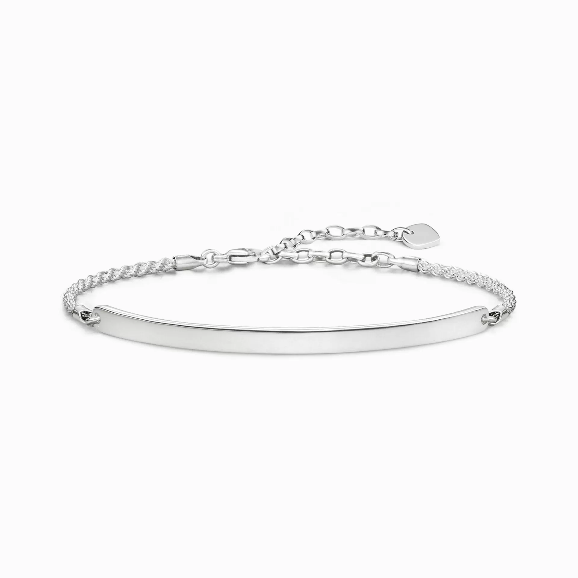 THOMAS SABO Armband | Återvunnet 925 silver<ARMBAND CLASSIC silverfargad