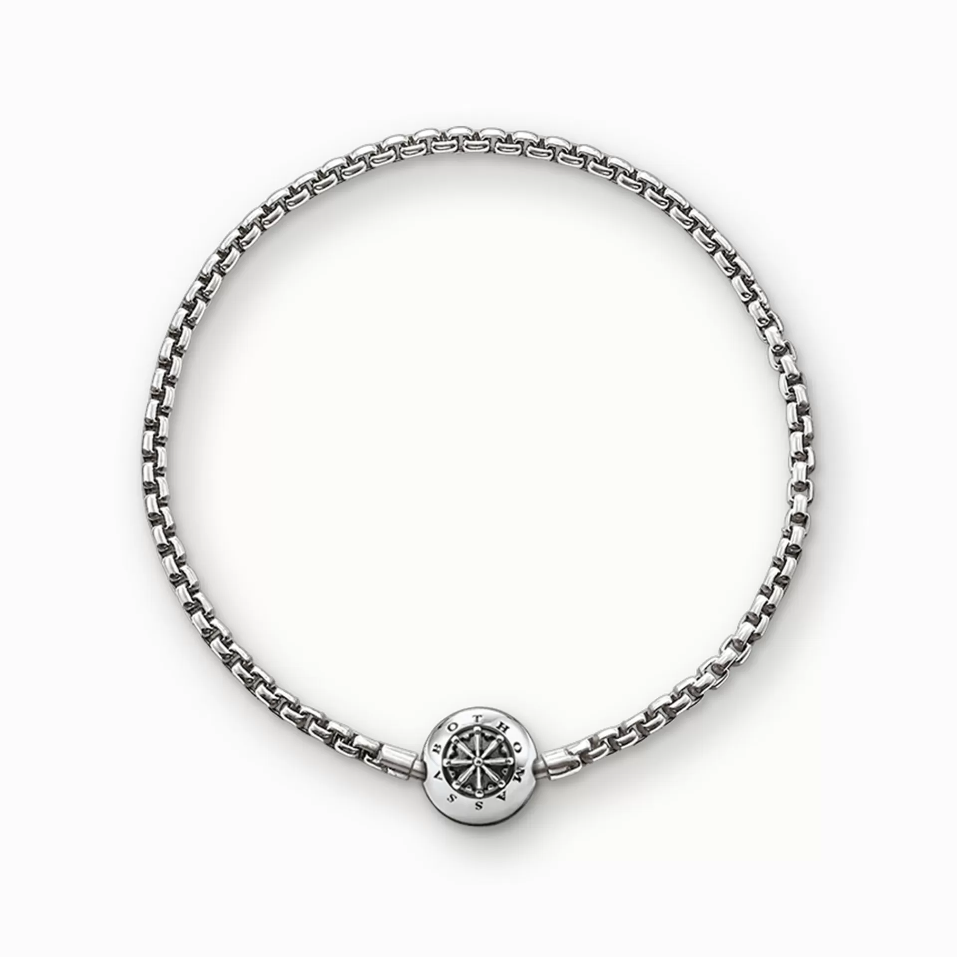 THOMAS SABO Armband | Beads<ARMBAND F&OUML;R BEADS SV&AUML;RTAT silverfargad