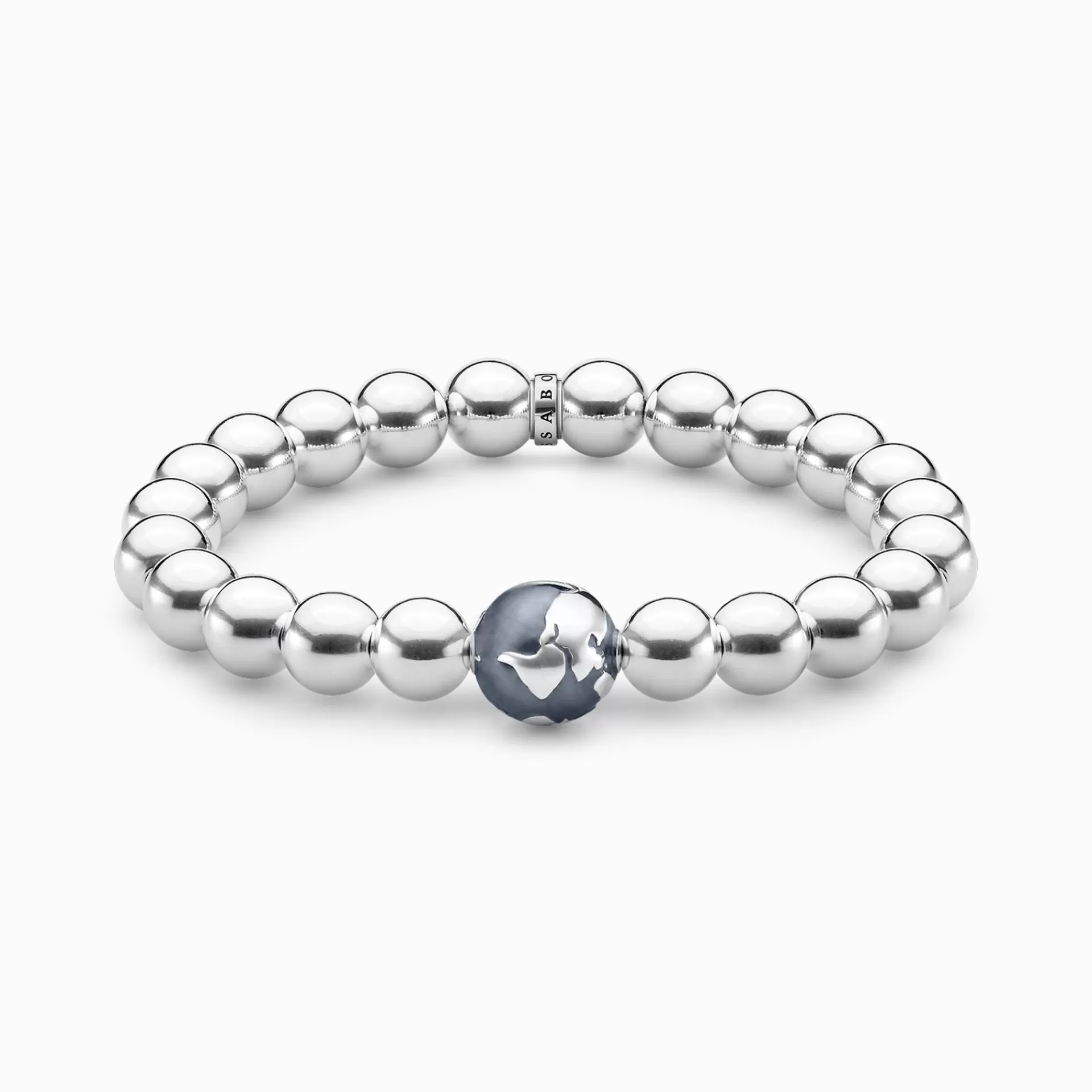 THOMAS SABO Återvunnet 925 silver | Partner-smycken<ARMBAND JORDGLOB silverfargad