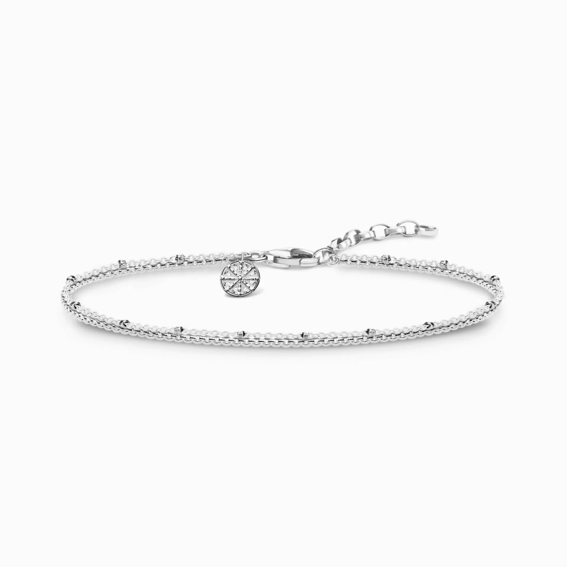 THOMAS SABO Armband | Återvunnet 925 silver<ARMBAND KARMA WHEEL silverfargad