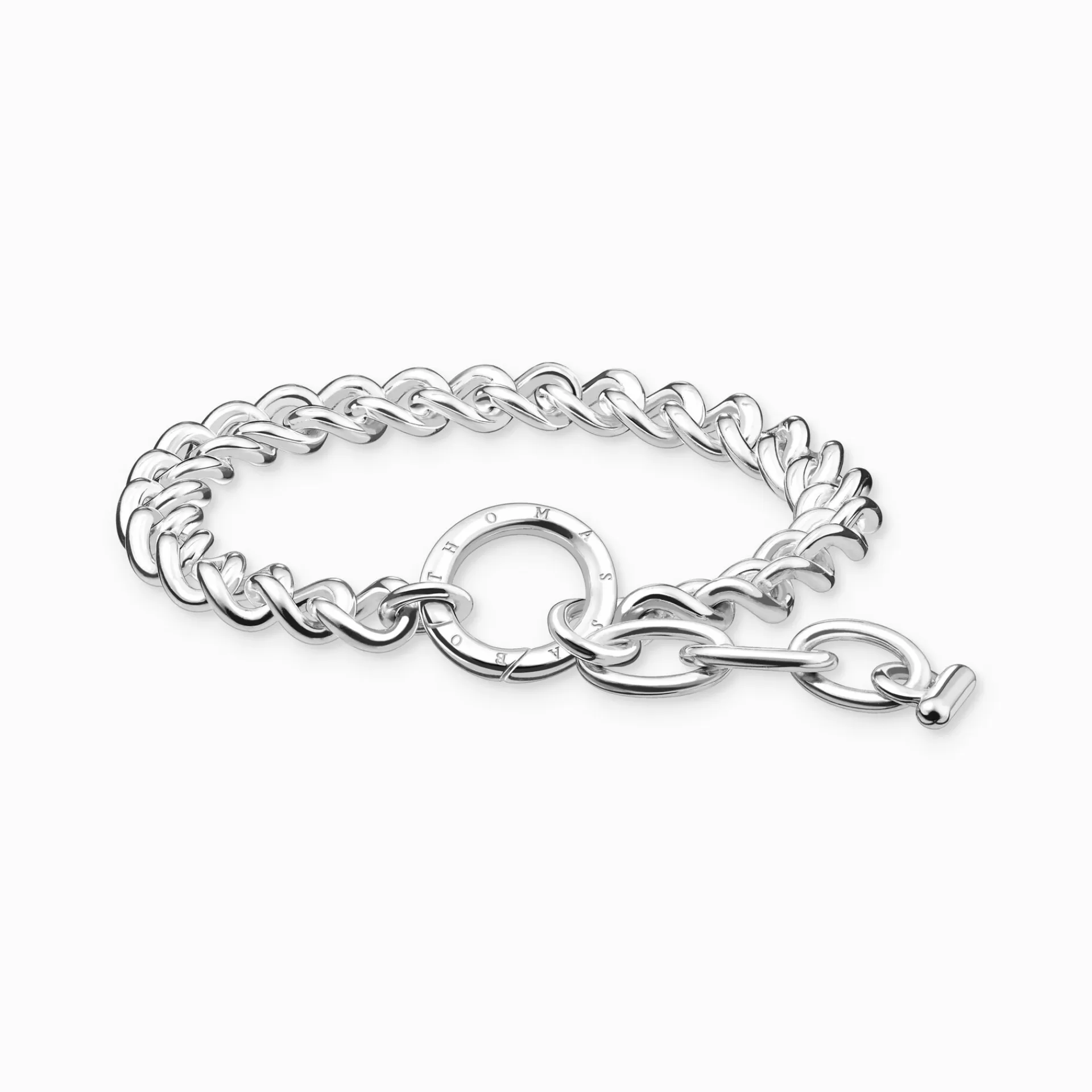 THOMAS SABO Armband | Återvunnet 925 silver<ARMBAND L&AUML;NKAR SILVER silverfargad