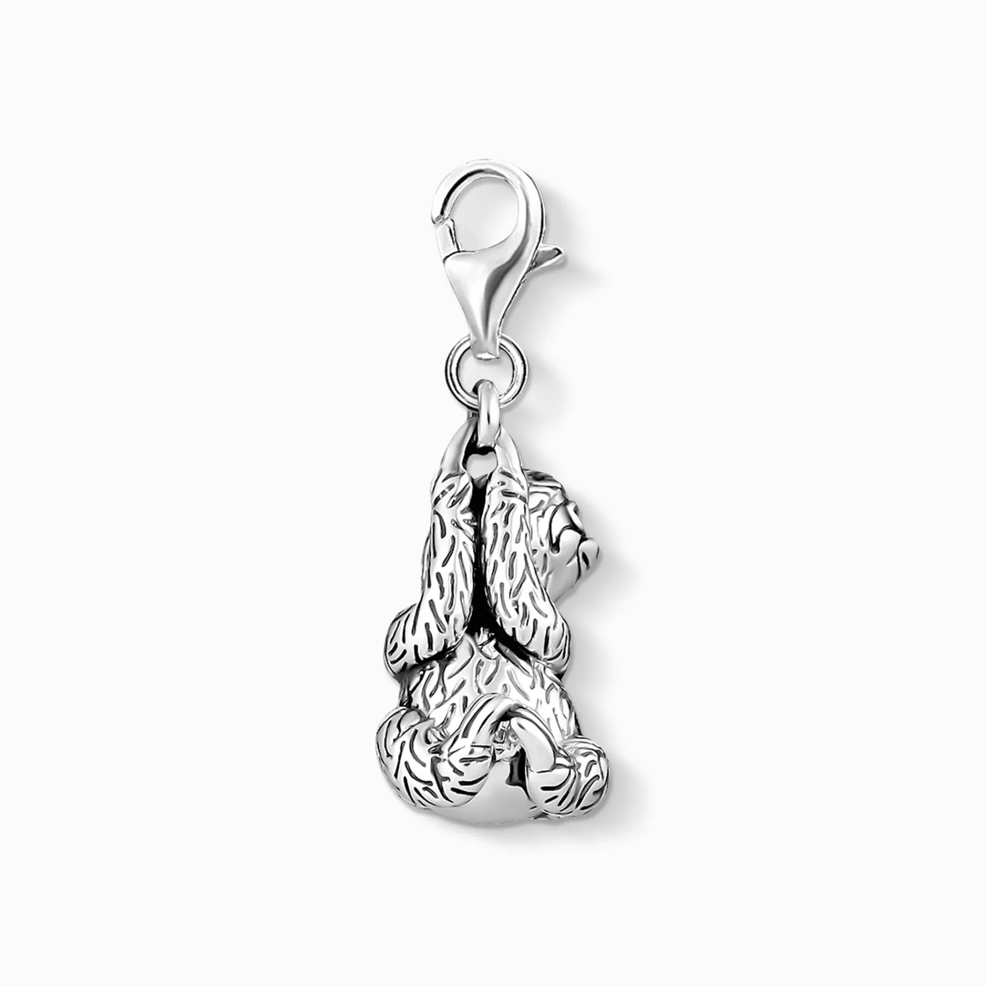 THOMAS SABO Charms | Charms<CHARM-H&AUML;NGSMYCKE SENG&ARING;NGARE silverfargad, svart