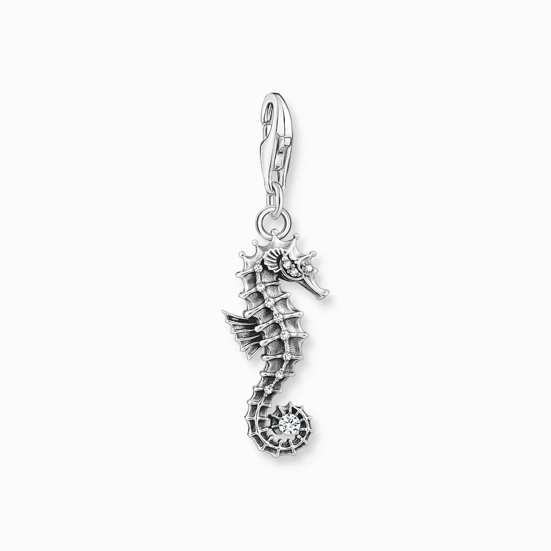 THOMAS SABO Charms | Charms<CHARM-H&AUML;NGSMYCKE SJ&OUML;H&AUML;ST SILVER silverfargad, vit