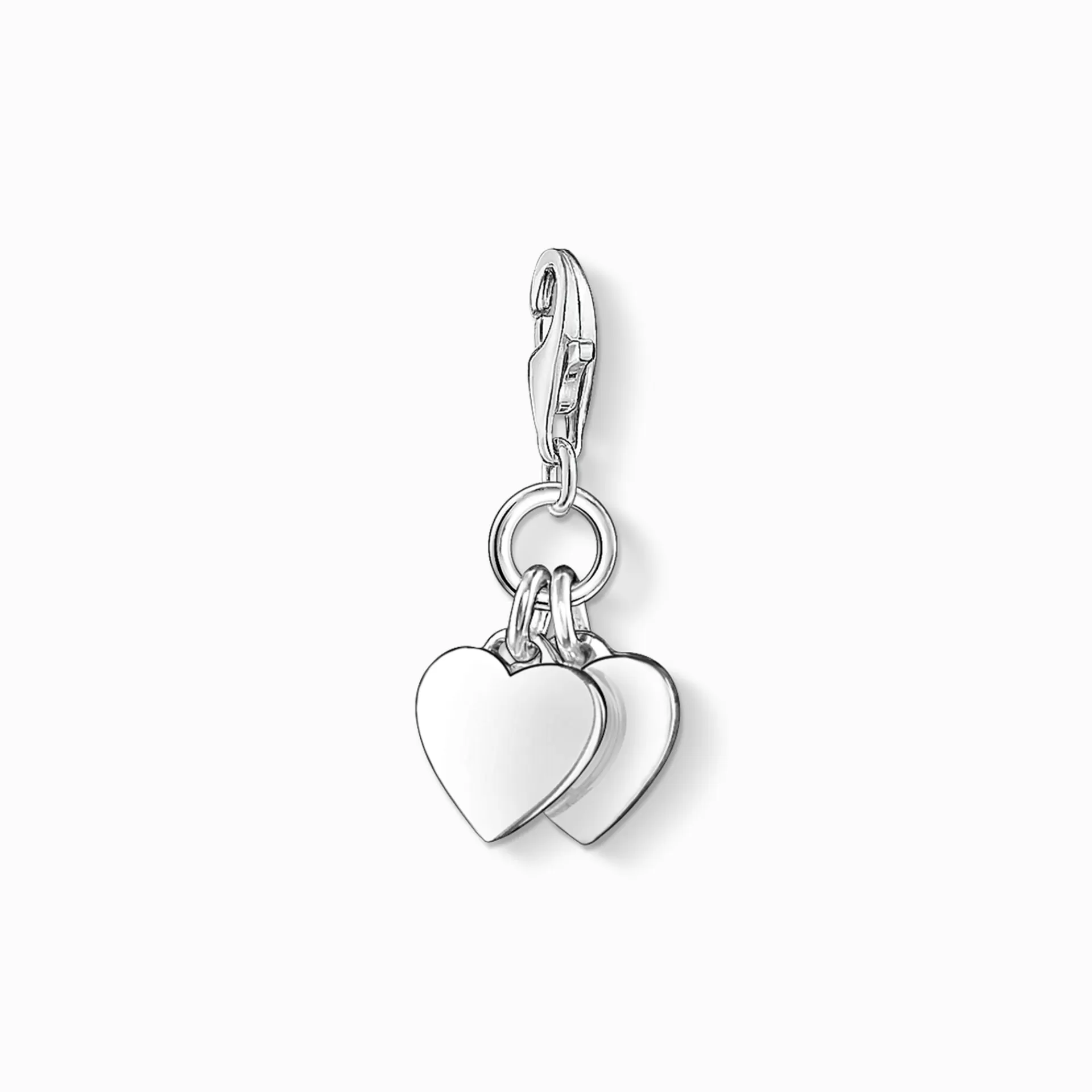 THOMAS SABO Charms | Charms<CHARM-H&AUML;NGSMYCKE TV&ARING; HJ&AUML;RTAN silverfargad