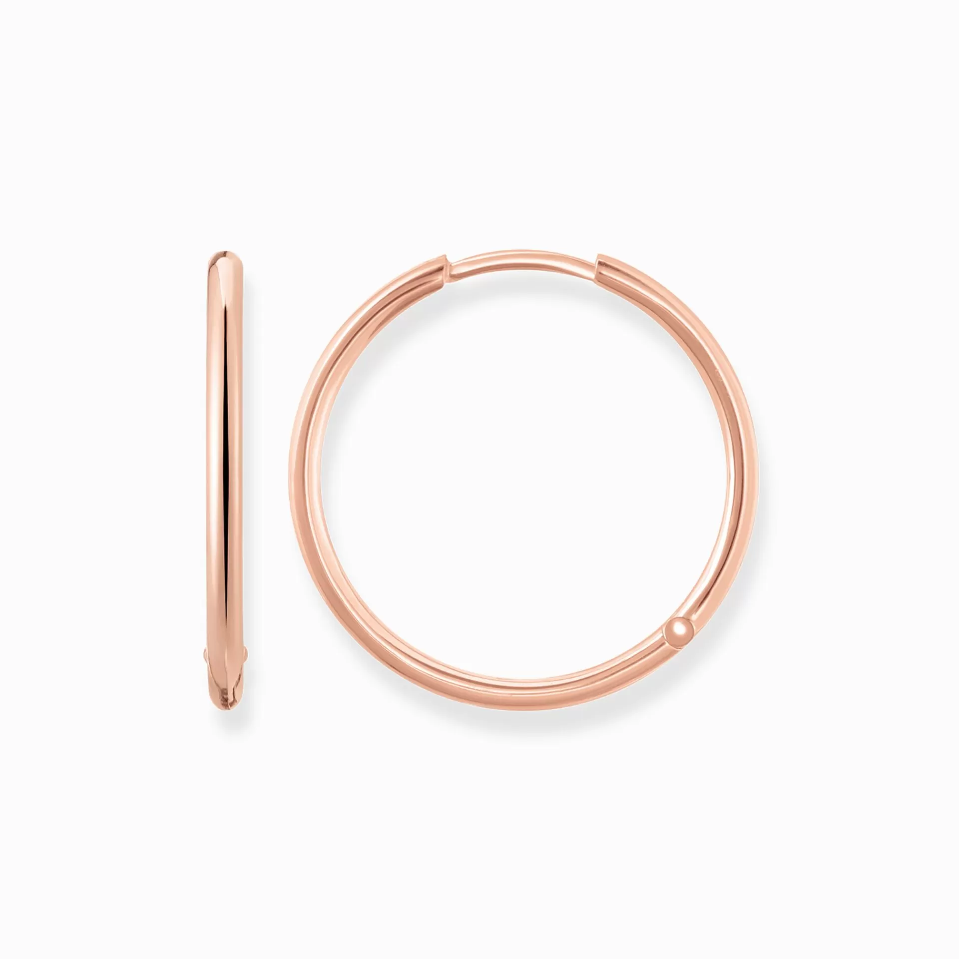 THOMAS SABO Creoler | 18K roséguldplätering<CREOL&OUML;RH&AUML;NGEN STORA roséguldfargad