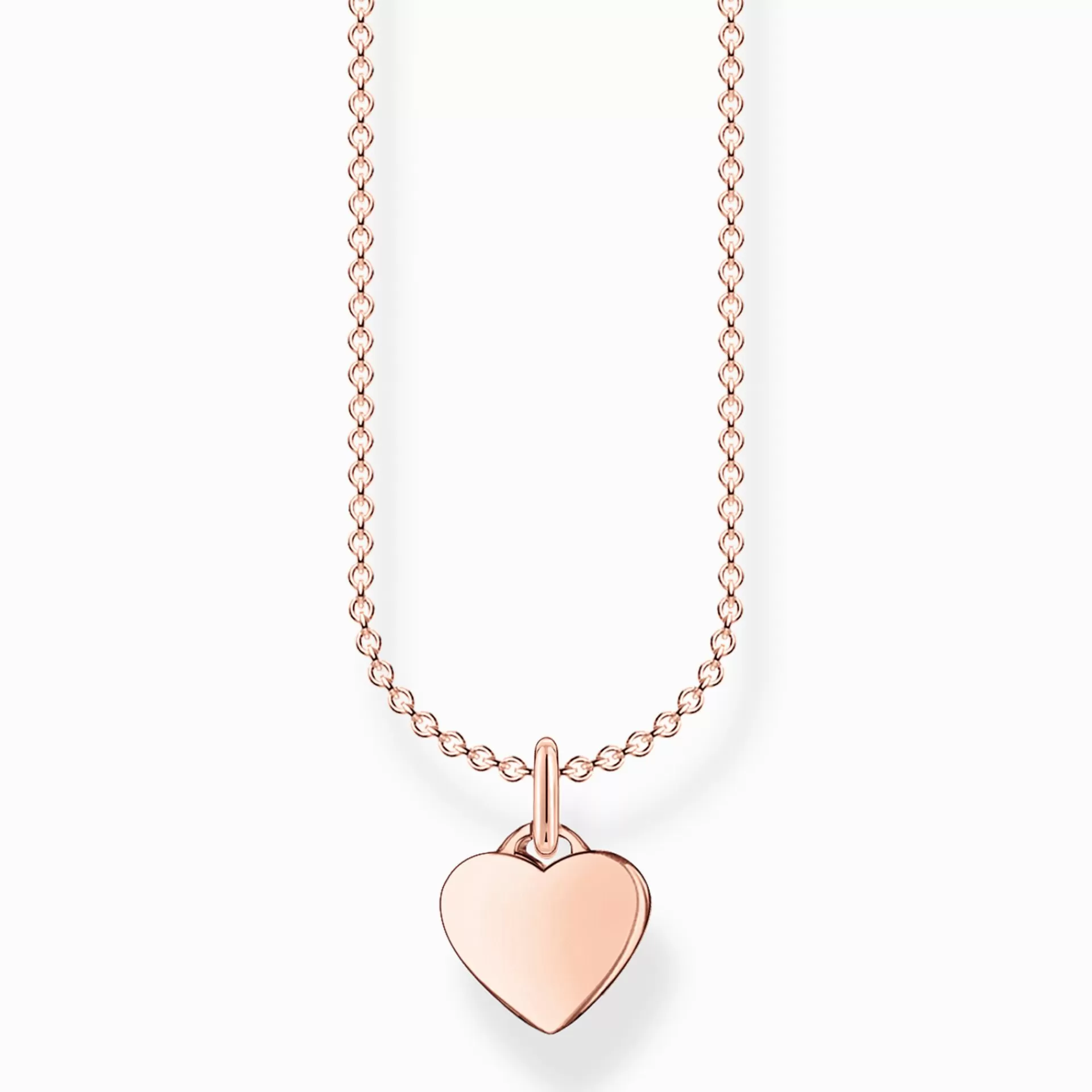 THOMAS SABO Halsband | 18K roséguldplätering<HALSBAND HJ&AUML;RTA ROS&EACUTE;GULD roséguldfargad