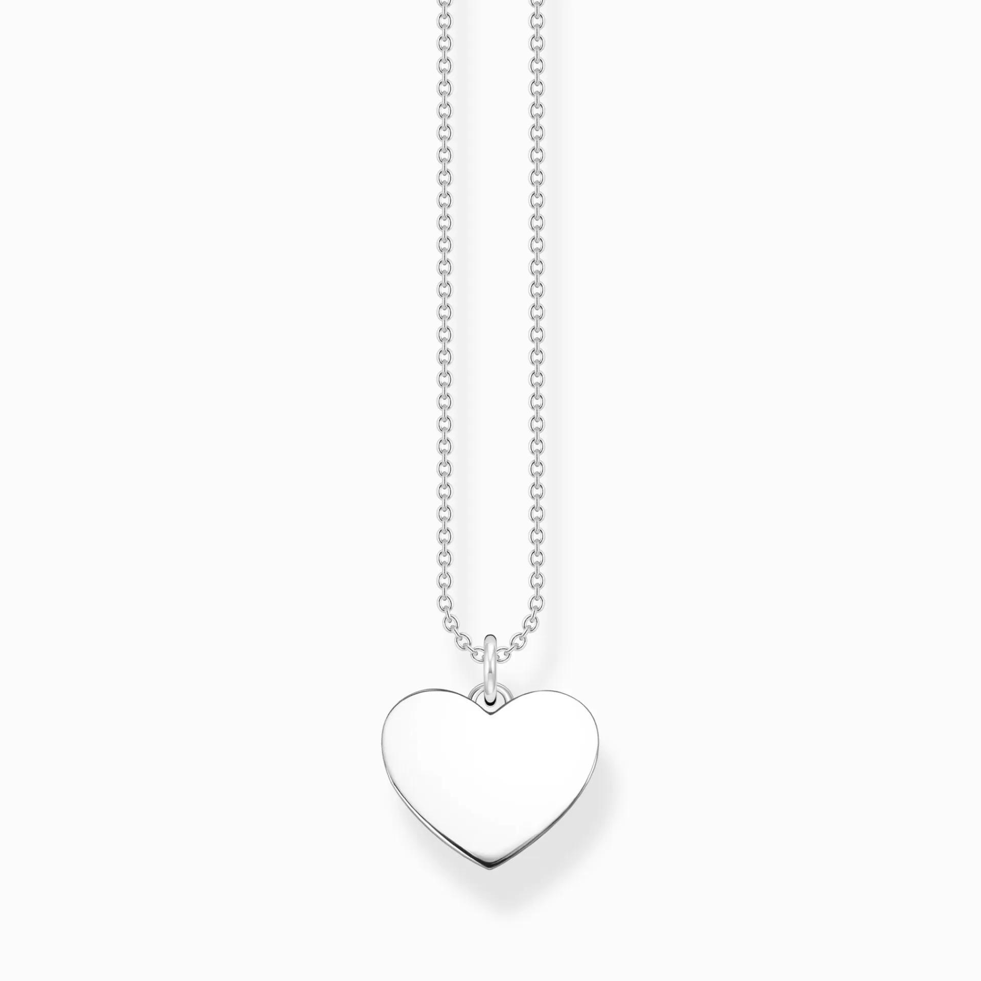 THOMAS SABO Halsband | Återvunnet 925 silver<HALSBAND HJ&AUML;RTA SILVER silverfargad