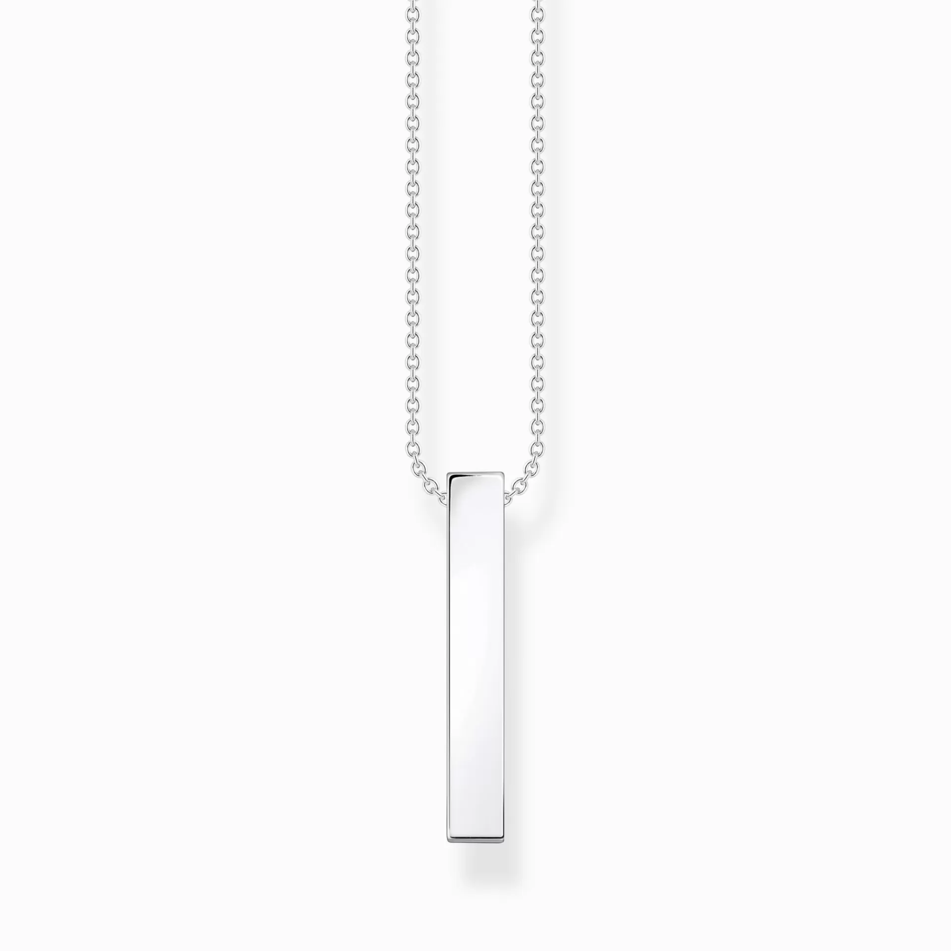 THOMAS SABO Halsband | Återvunnet 925 silver<HALSBAND MED SVARTA STENAR SILVER silverfargad, svart