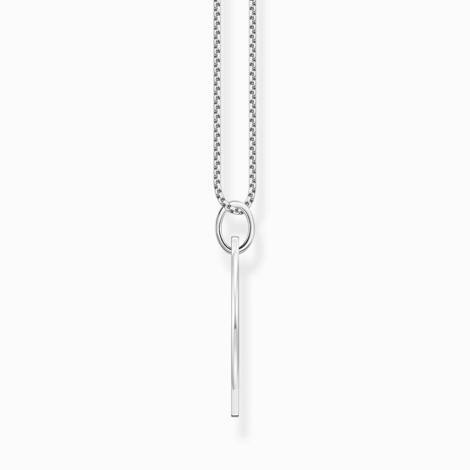 THOMAS SABO Halsband | Återvunnet 925 silver<HALSBAND TAG SILVER silverfargad