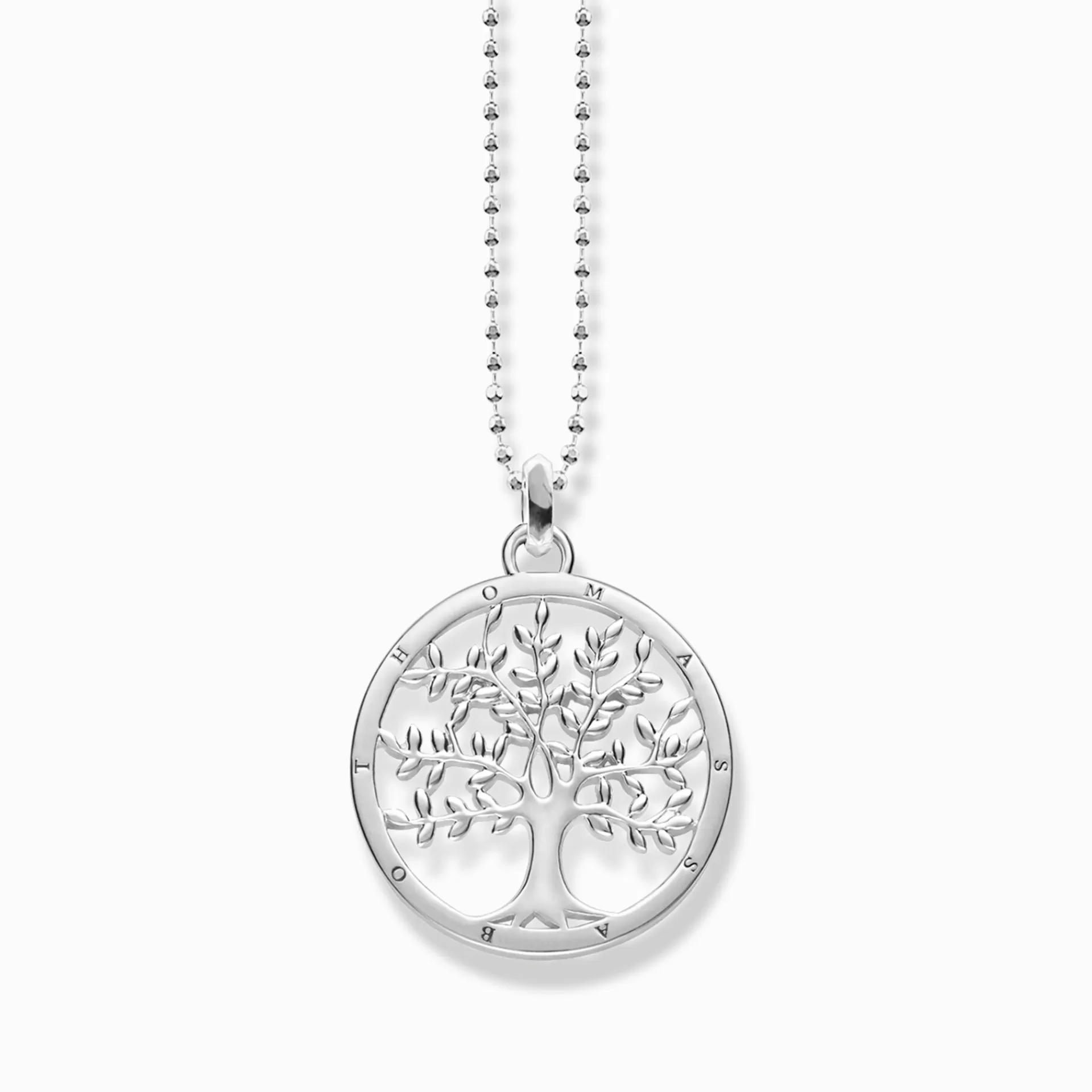THOMAS SABO Halsband | Återvunnet 925 silver<HALSBAND TREE OF LOVE silverfargad