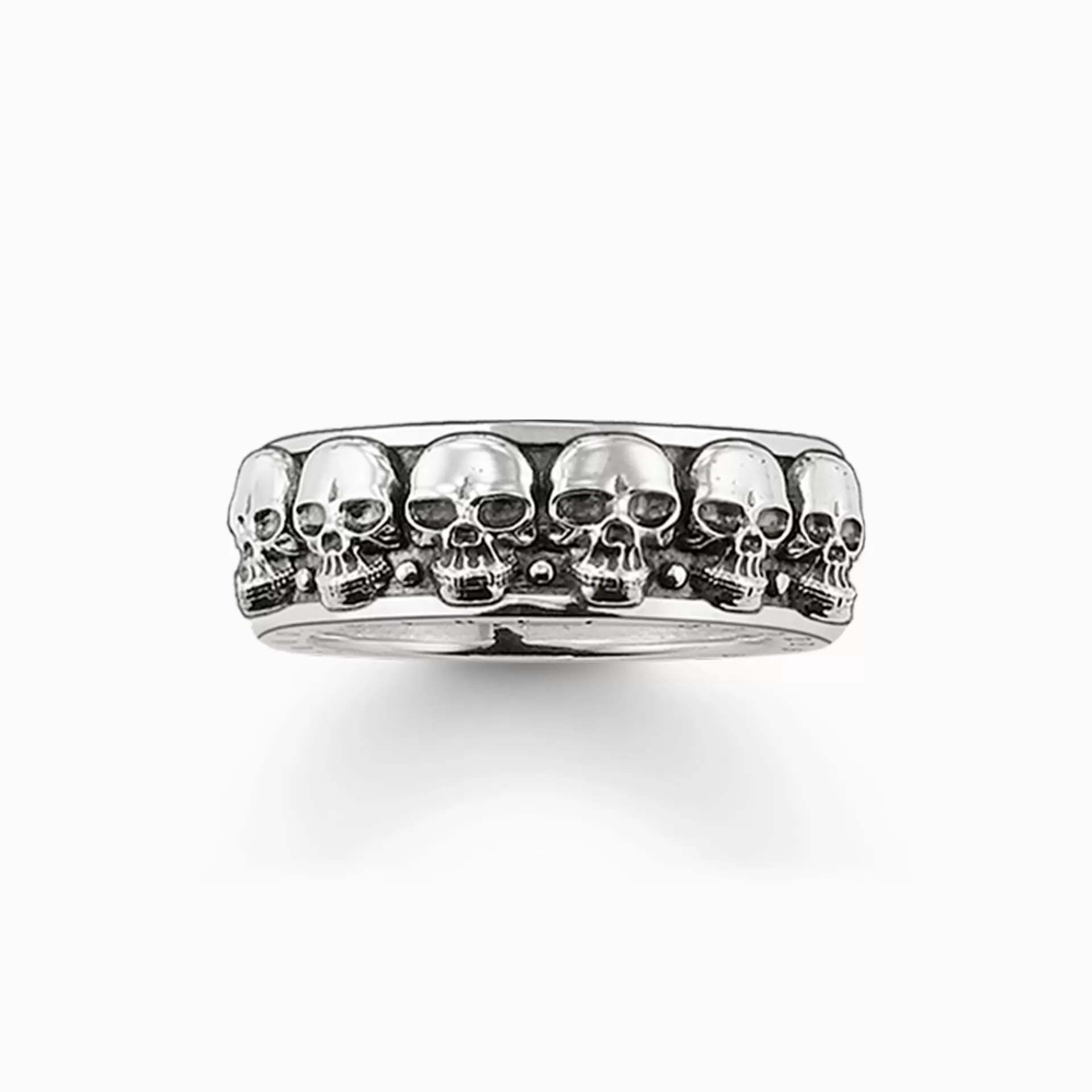 THOMAS SABO Ringar | Återvunnet 925 silver<RING D&OUML;DSKALLAR silverfargad