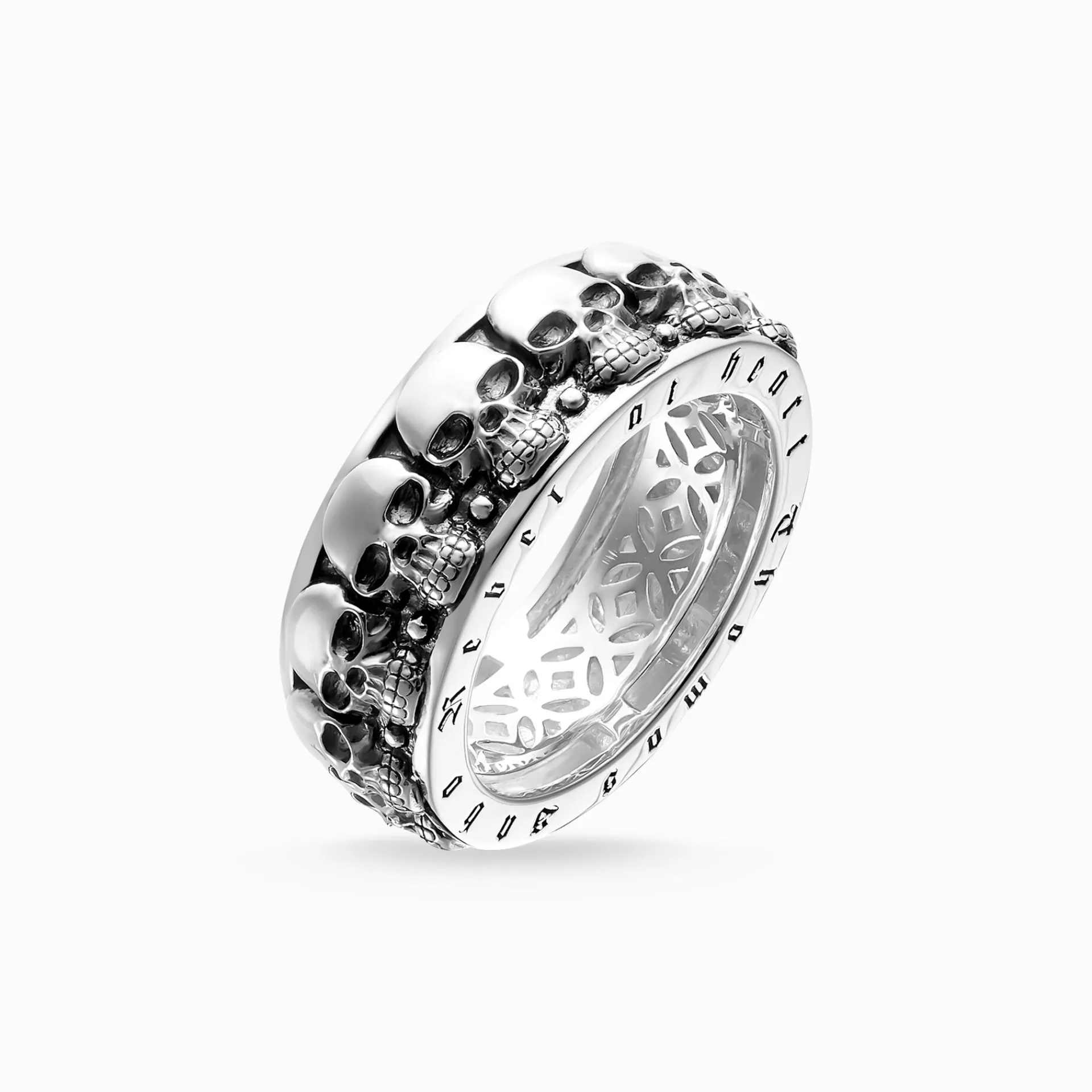 THOMAS SABO Ringar | Återvunnet 925 silver<RING D&OUML;DSKALLAR silverfargad