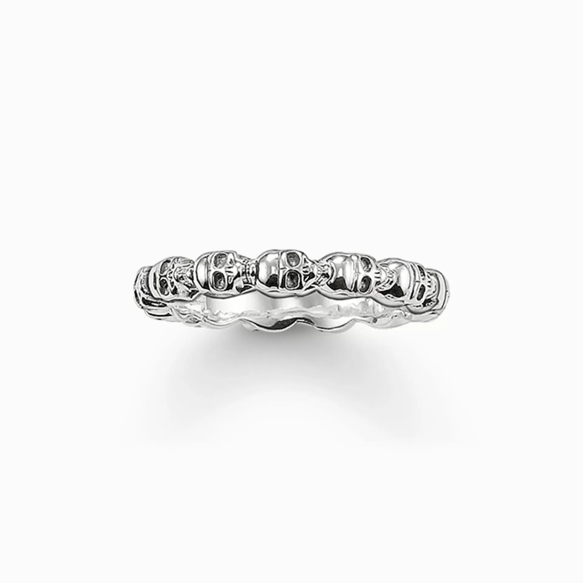 THOMAS SABO Ringar | Återvunnet 925 silver<RING D&OUML;DSKALLE silverfargad