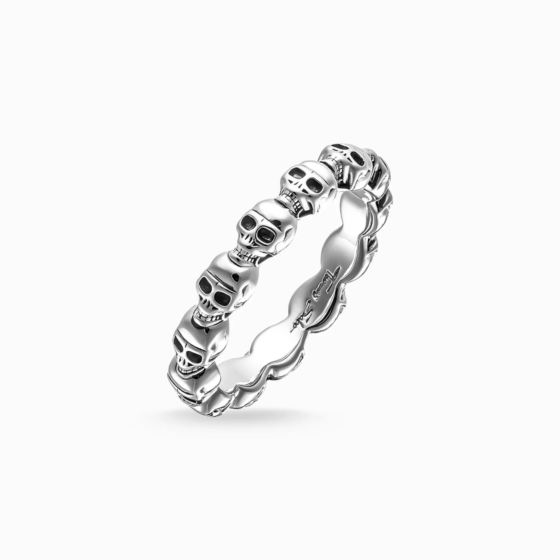 THOMAS SABO Ringar | Återvunnet 925 silver<RING D&OUML;DSKALLE silverfargad