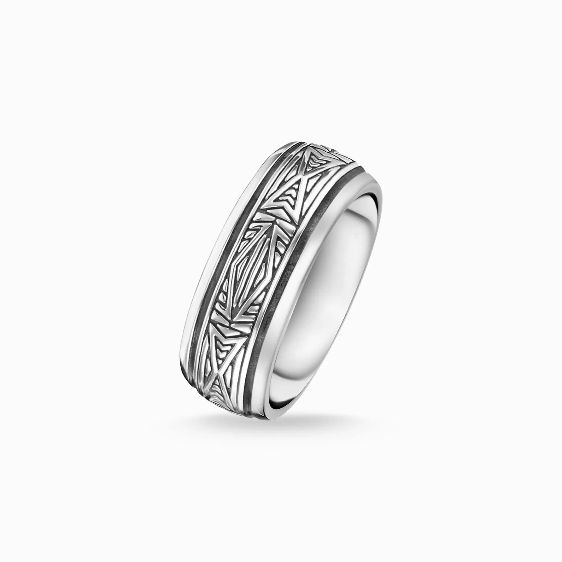 THOMAS SABO Ringar | Återvunnet 925 silver<RING ORNAMENT SILVER silverfargad