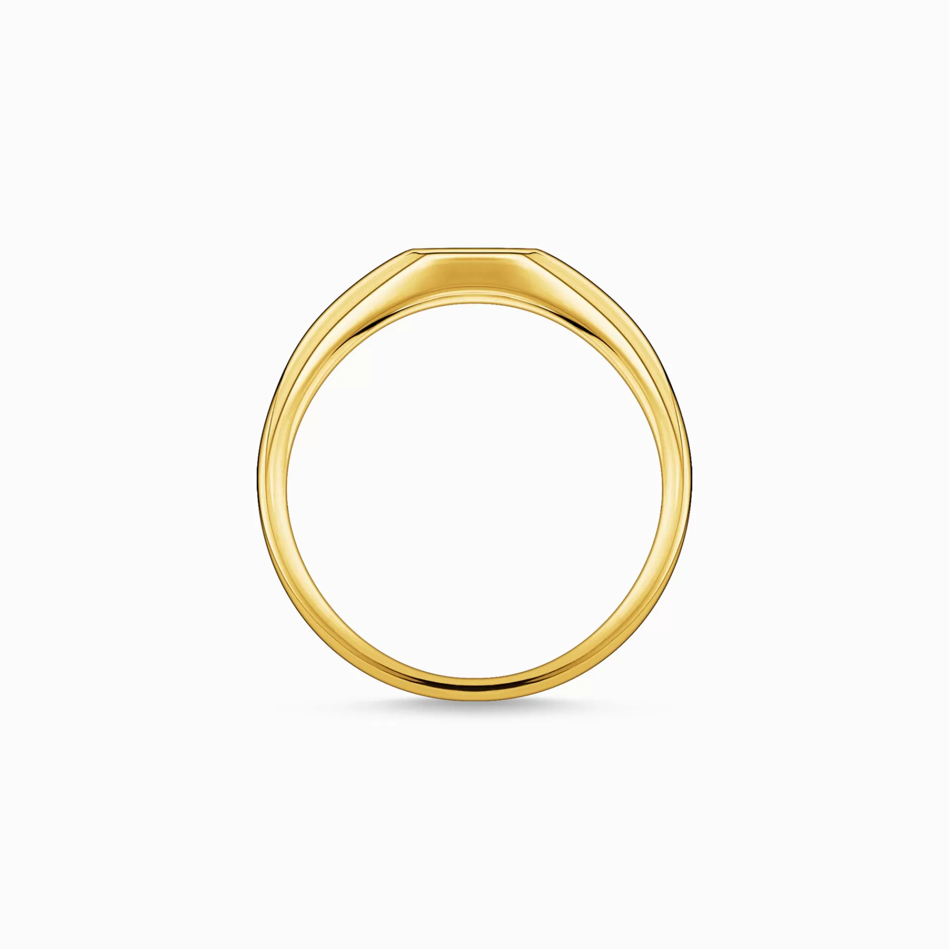 THOMAS SABO Ringar | 18K plätering<RING STJ&AUML;RNA GULD gult guldfargad, vit