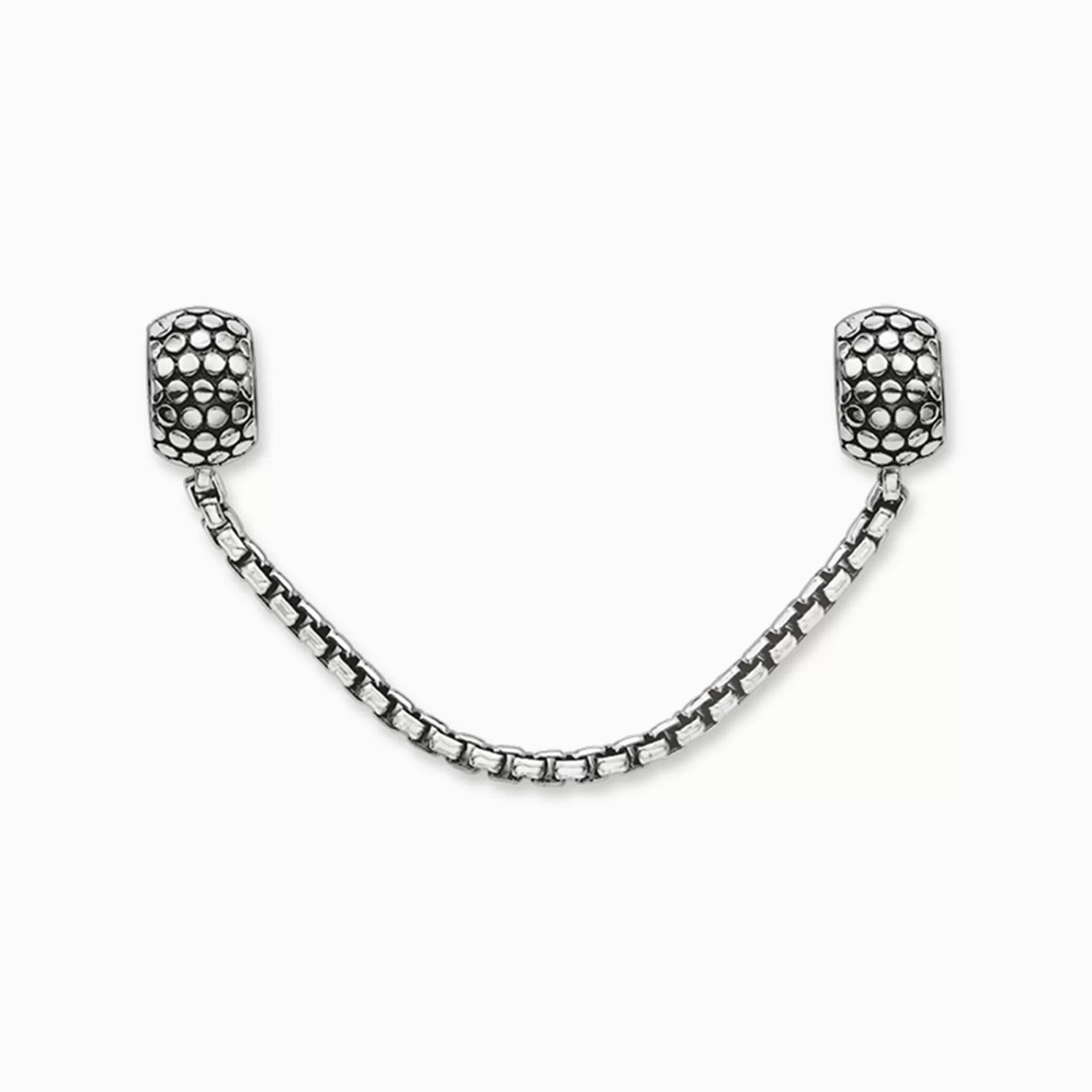 THOMAS SABO Beads | Återvunnet 925 silver<S&AUML;KERHETSKEDJA NITELEMENT silverfargad